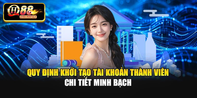 Quy định khởi tạo tài khoản thành viên chi tiết minh bạch